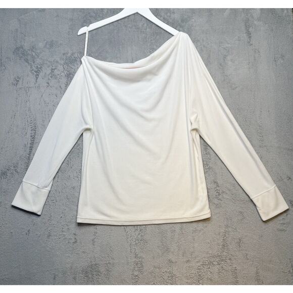 LILLY PULITZER Sheera Velour Off Shoulder Top & Mallie Pants Set Coconut White L - Picture 5 of 16